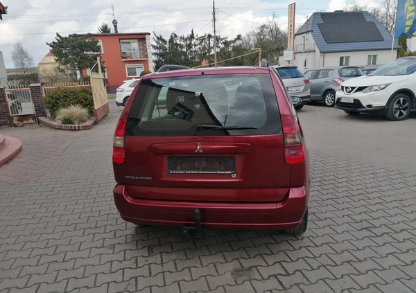 Mitsubishi Space Star cena 7400 przebieg: 213000, rok produkcji 2004 z Międzychód małe 154